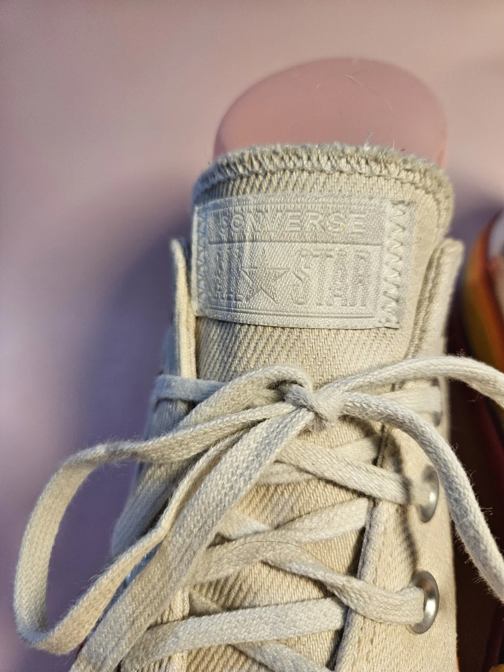 Converse cream colored